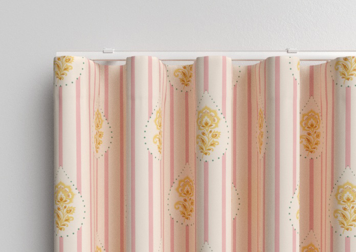 Petal & Block Bolli Stripe, Marigold - Made to Measure Curtains - Image 13